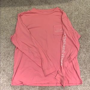 Vineyard Vines Pink Long Sleeve T Shirt